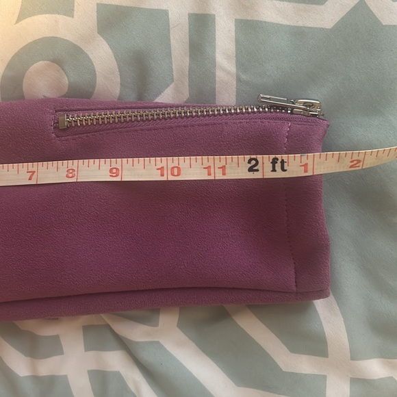 EUC Torrid Size 1 Lavender Suede Bomber Jacket - Picture 7 of 7